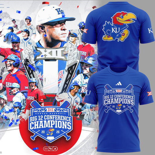 Jayhawks B12 Conference Champions ⚾🏆 Shirt-ND05162621