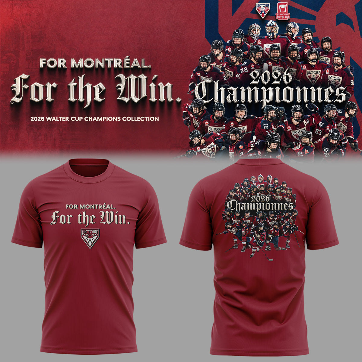 Limited Edition 2026 PWHL WALTER CUP CHAMPIONS Shirt-ND05212601