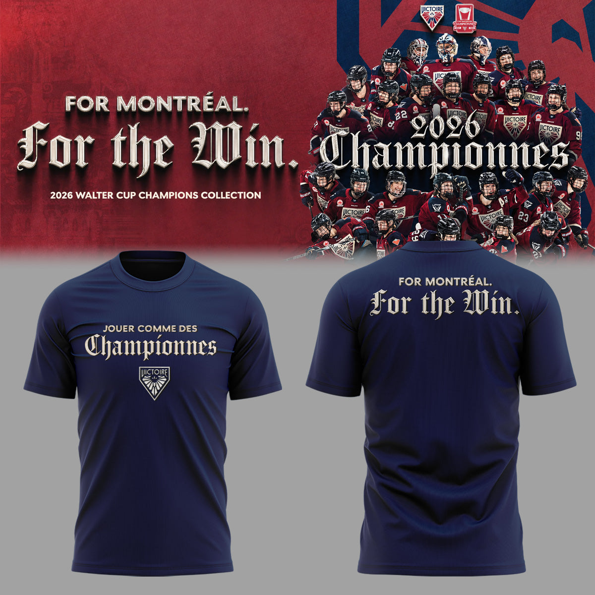 Limited Edition 2026 PWHL WALTER CUP CHAMPIONS Shirt-ND05212605