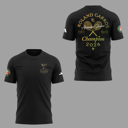 Alexander Zverev 2026 Roland-Garros Champions 🎾🏆Shirt-ND06082612