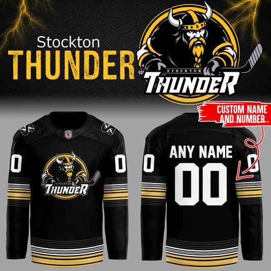 Limited Edition Stockton Thunder 🏒 Custom Jersey-ND06122607
