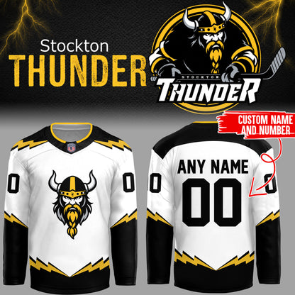Limited Edition Stockton Thunder 🏒 Custom Jersey-ND06122609