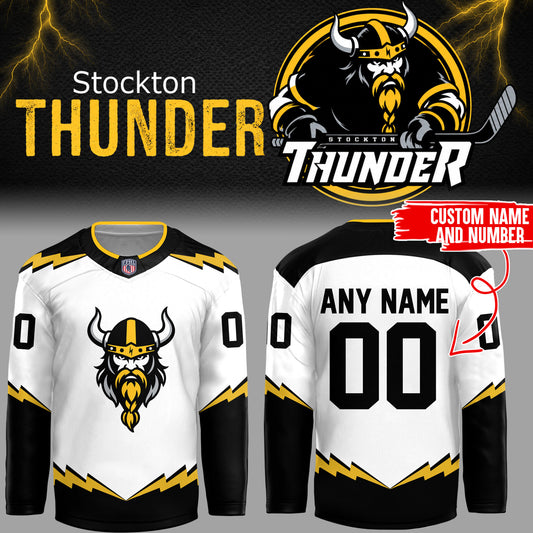 Limited Edition Stockton Thunder 🏒 Custom Jersey-ND06122609