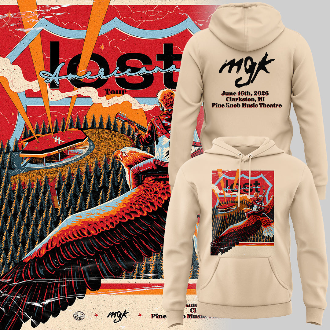 Limited Edition Lost Americana Tour At Clarkston, Michigan Hoodie-ND06172608