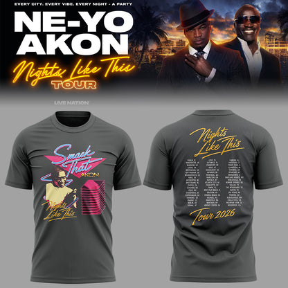 Limited Edition Nights Like This Tour 2026 Shirt