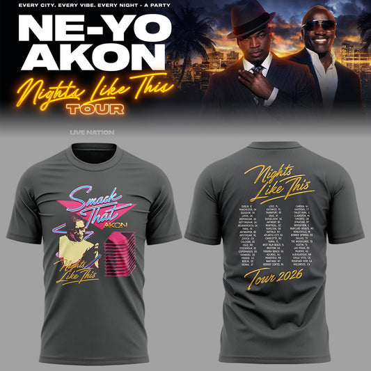 Limited Edition Nights Like This Tour 2026 Shirt