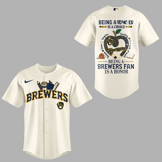 Limited Edition Brewers x Teacher Day Jersey