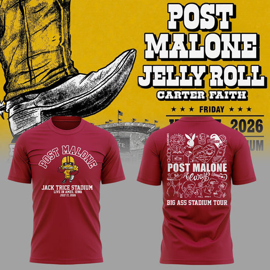 Limited Edition Big Ass Stadium Tour At Jack Trice Stadium Shirt-ND07172606