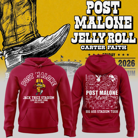 Limited Edition Big Ass Stadium Tour At Jack Trice Stadium Hoodie-ND07172607