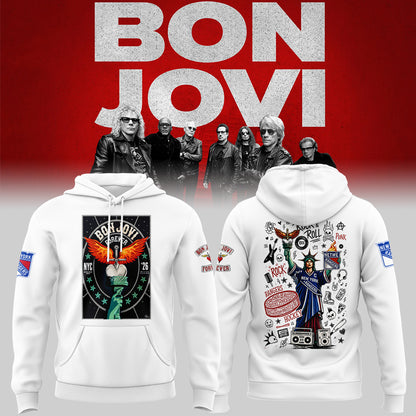 Limited Edition Bon Jovi Forever Tour 2026 Hoodie-ND07202615