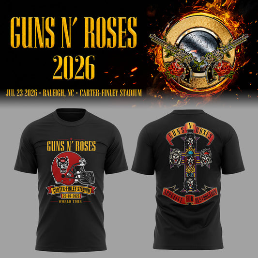 Limited Edition Guns N’ Roses Tour 2026 TShirt
