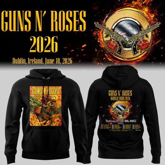 Limited Edition Guns N’ Roses Tour 2026 Hoodie