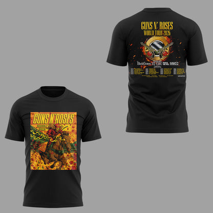 Limited Edition Guns N’ Roses Tour 2026 Tshirt