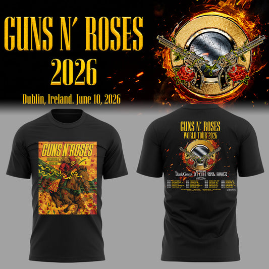 Limited Edition Guns N’ Roses Tour 2026 Tshirt