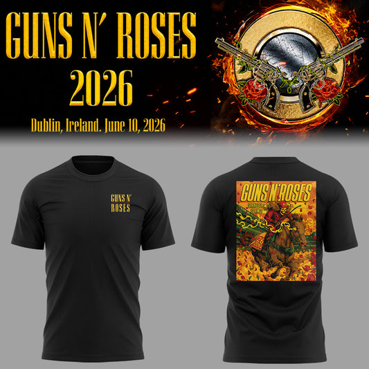 Limited Edition Guns N’ Roses Tour 2026 Tshirt
