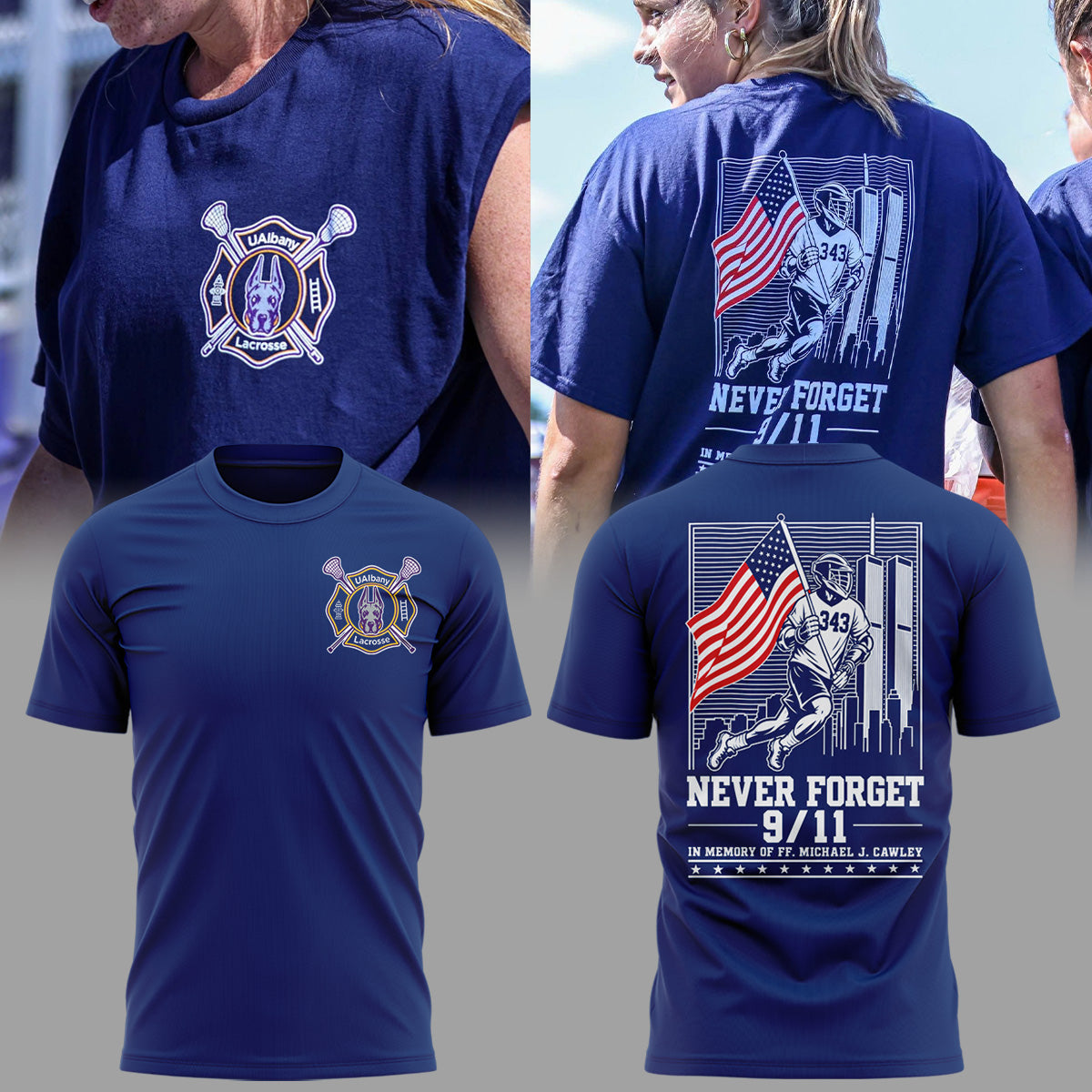 UAlbany Women’s Lacrosse Never Forget 9/11