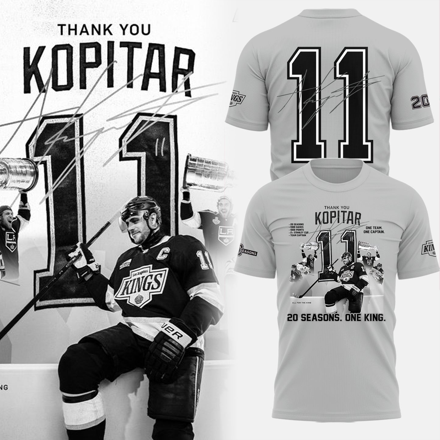 Limited Edition Anze Kopitar Tshirt-PA042726001