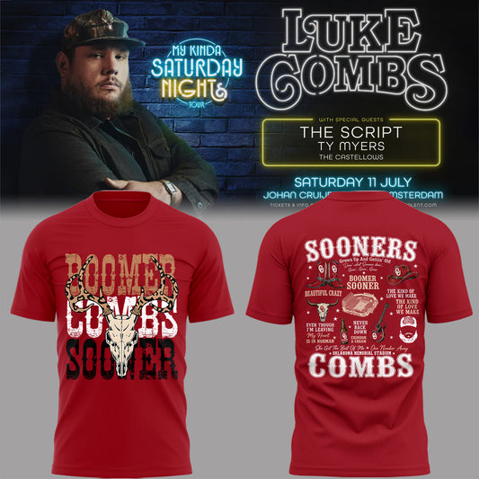LC “My Kinda Saturday Nights Tour” Oklahoma Memorial Stadium Shirt-PA050626011