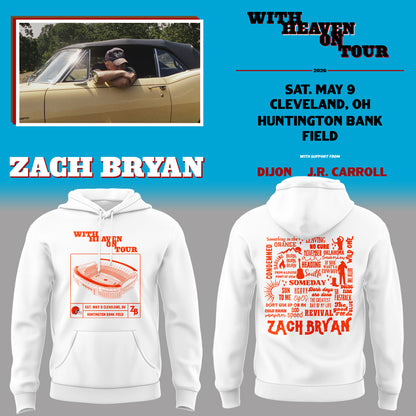 Limited Edition “With Heaven On Tour 2026” at Huntington Bank Field Stadium Hoodie-PA050626022