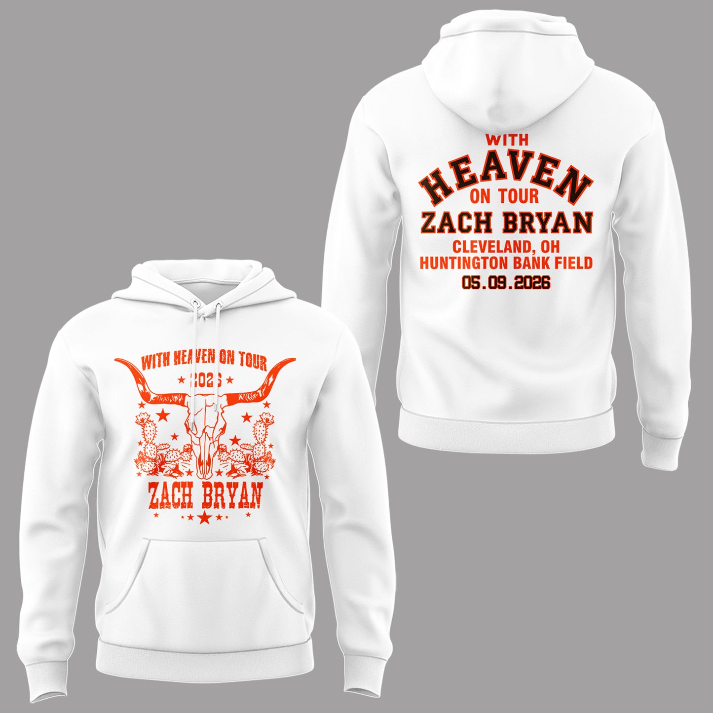 Limited Edition “With Heaven On Tour 2026” at Huntington Bank Field Stadium Hoodie-PA050626030