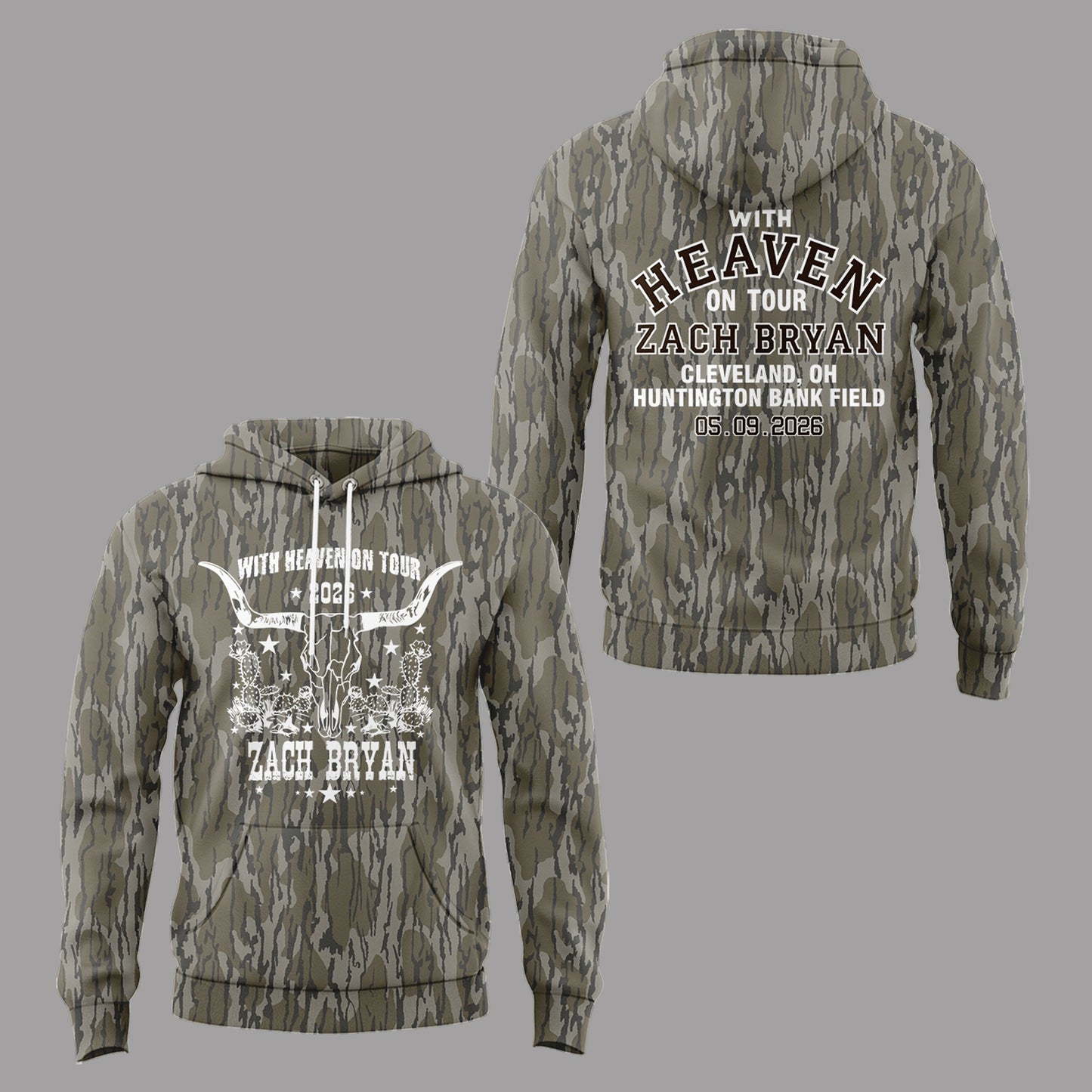 Limited Edition “With Heaven On Tour 2026” at Huntington Bank Field Stadium Hoodie-PA050626032