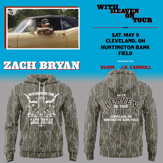 Limited Edition “With Heaven On Tour 2026” at Huntington Bank Field Stadium Hoodie-PA050626032
