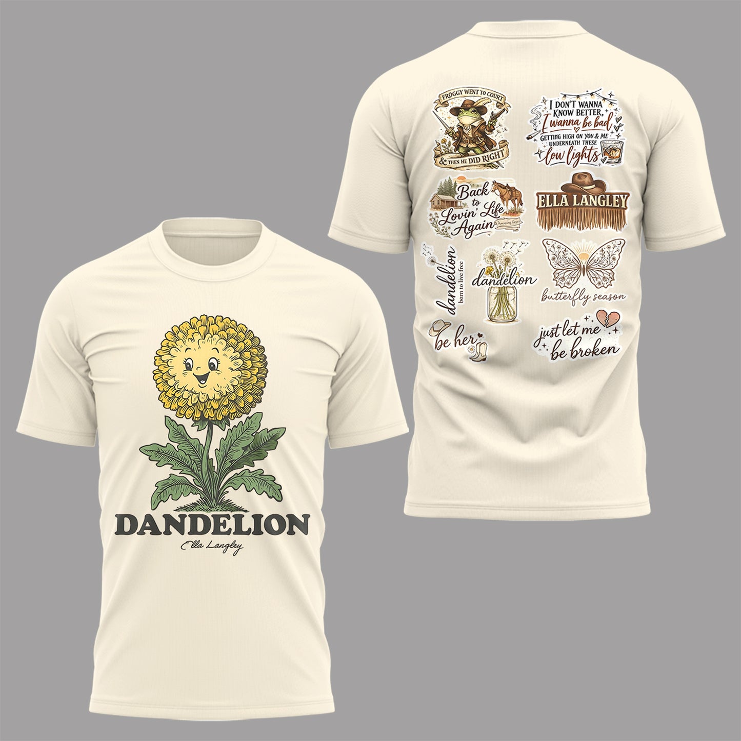 E.Langley “The Dandelion Tour” Shirt-PA050726011