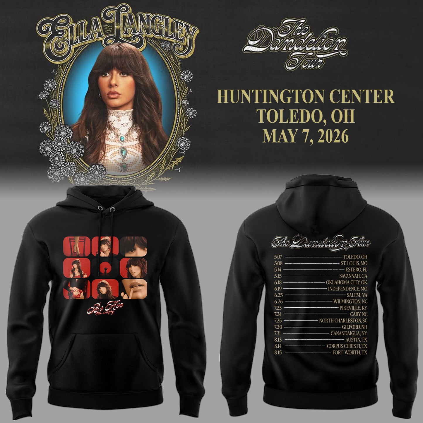 E.Langley “The Dandelion Tour” Hoodie-PA050726014