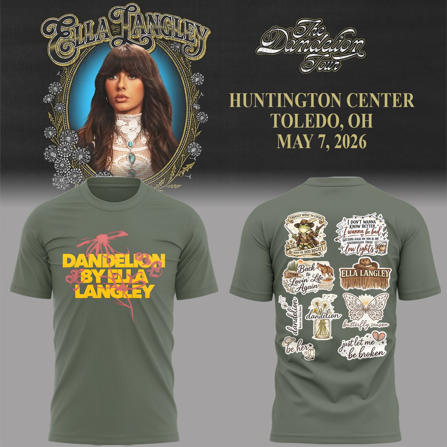 E.Langley “The Dandelion Tour” Shirt-PA050726017