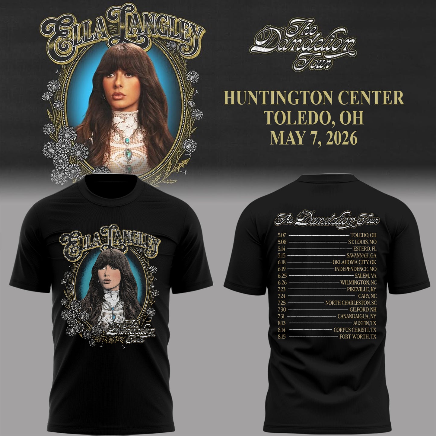 E.Langley “The Dandelion Tour” Shirt-PA050726021
