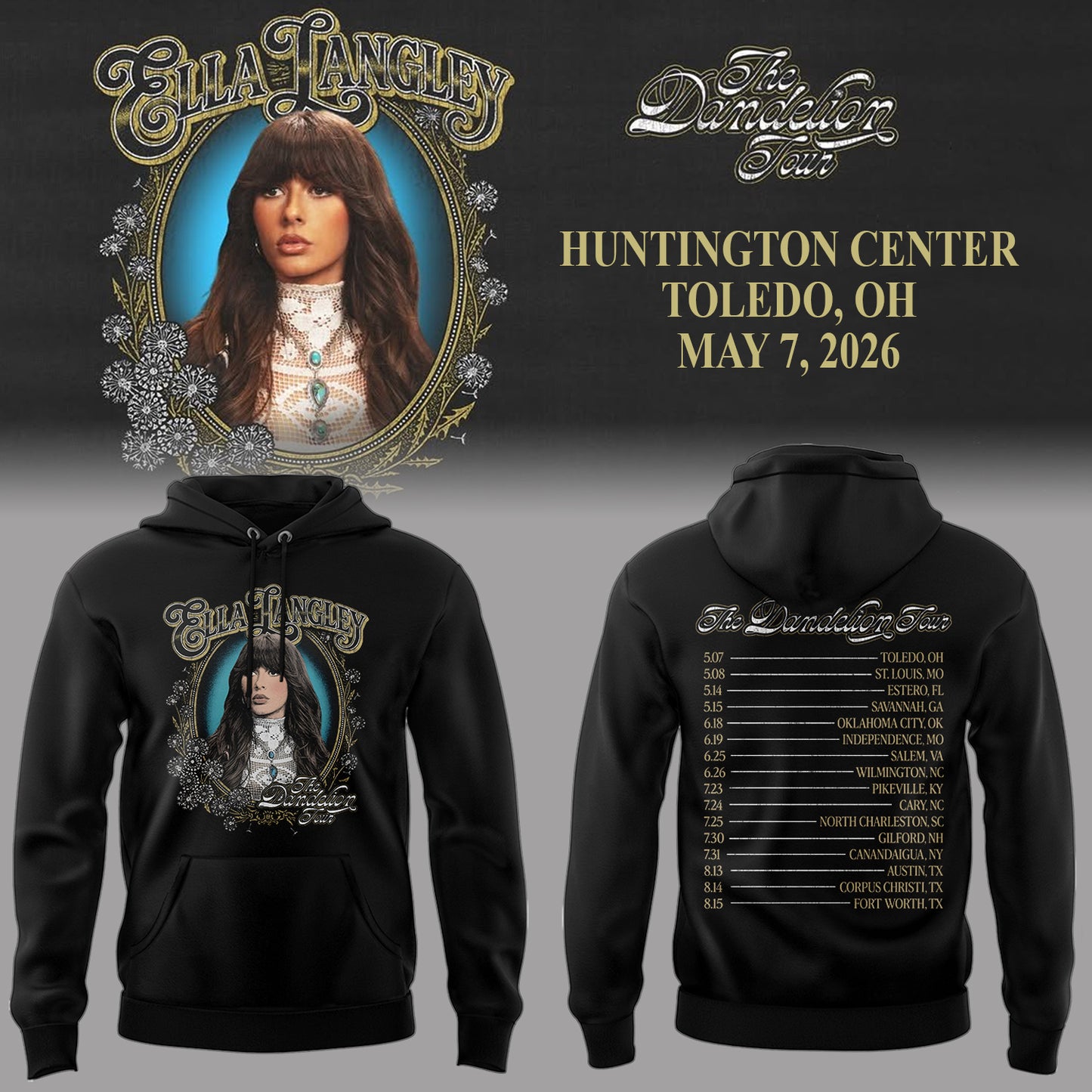 E.Langley “The Dandelion Tour” Hoodie-PA050726022