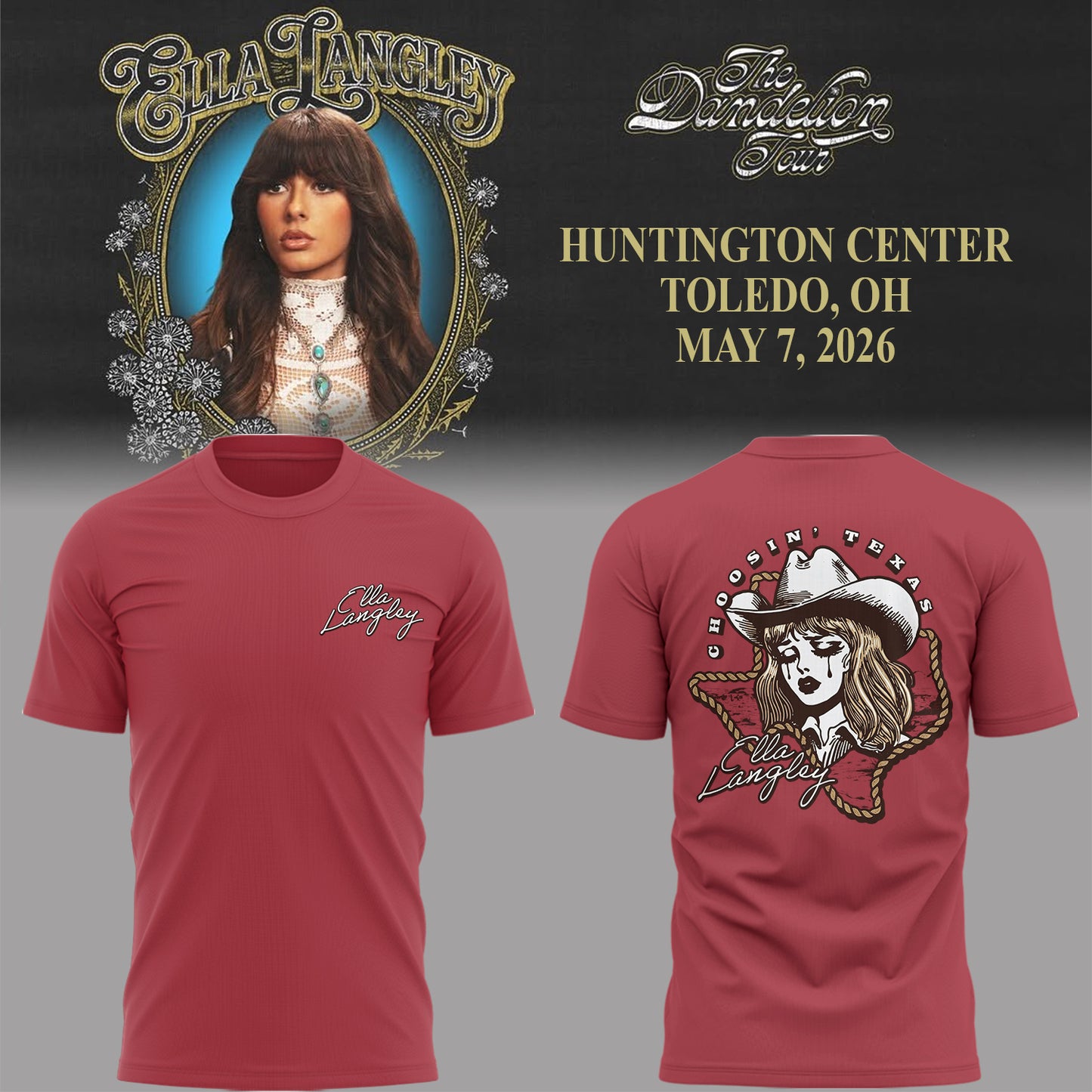 E.Langley “The Dandelion Tour” Shirt-PA050826003