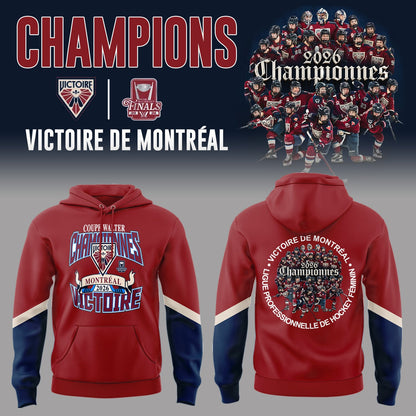 Limited Edition 2026 PWHL WALTER CUP CHAMPIONS Hoodie-PA052126006