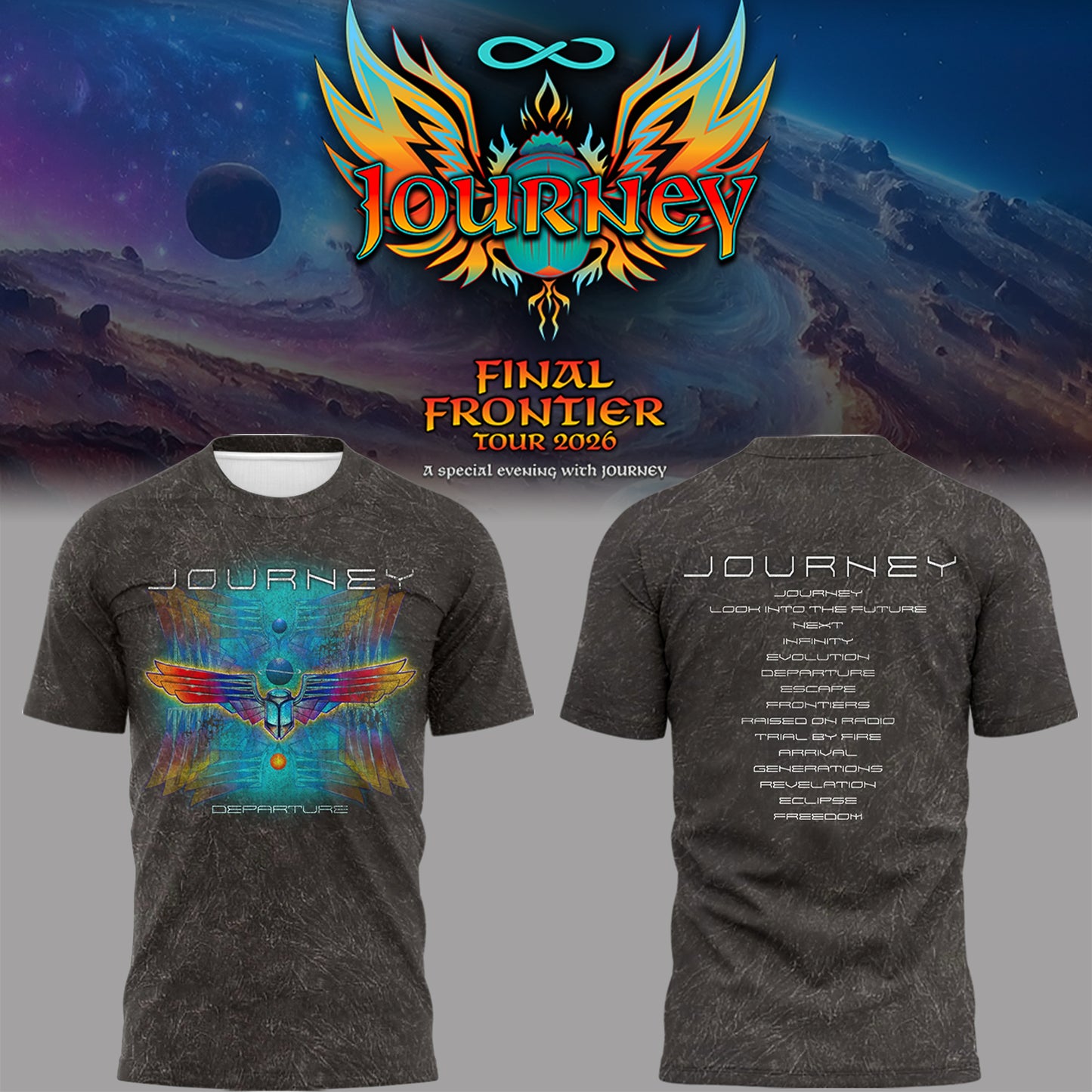 Limited Edition Final Frontier Tour At Atlantic City Shirt