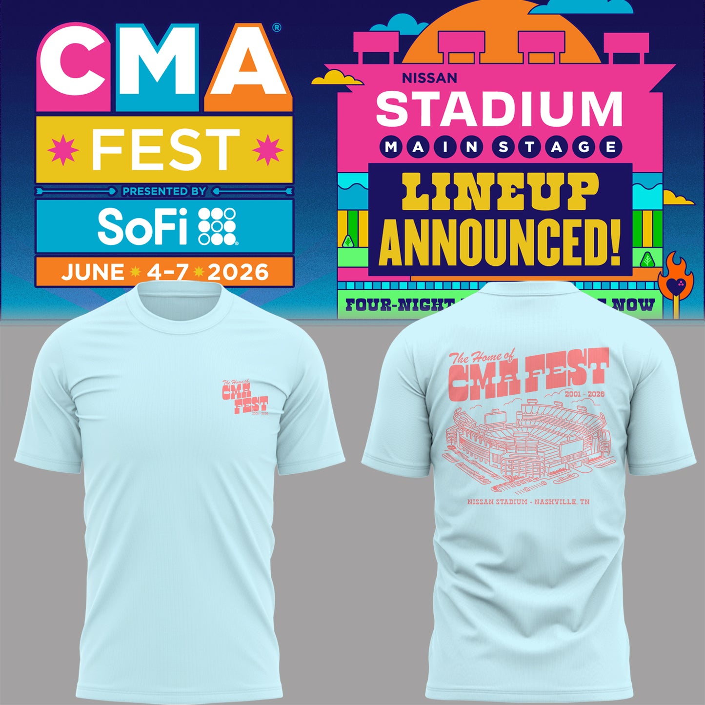 Limited Edition CMA FEST 2026 Shirt-PA060226005