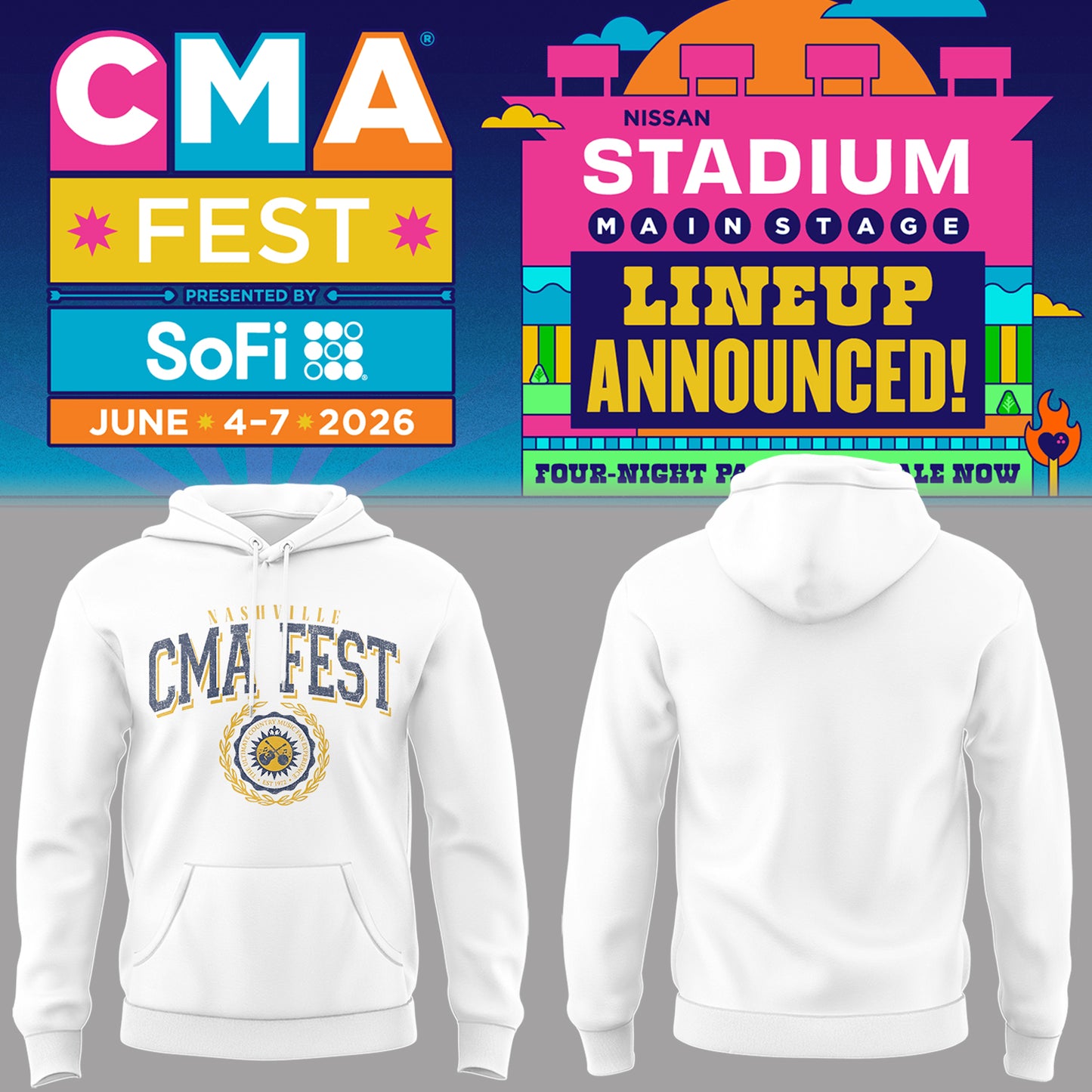 Limited Edition CMA FEST 2026 Hoodie-PA060226008