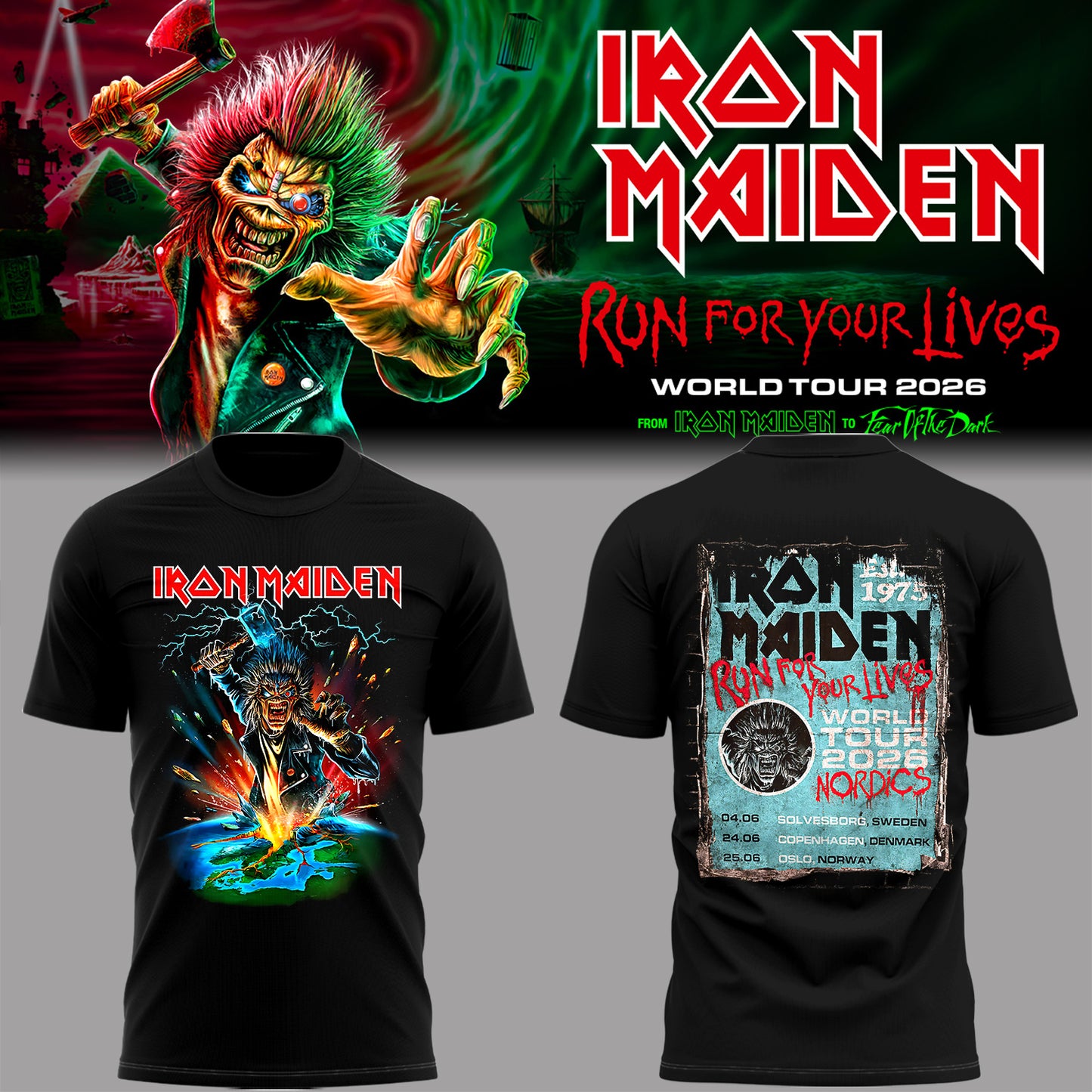 Limited Edition Run For Your Lives 2026 At Sölvesborg, Sweden Shirt-PA060426003