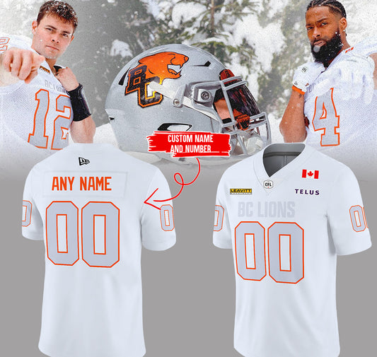 Limited Edition BC Lions “Pacific Frost” Jersey-PA060426006