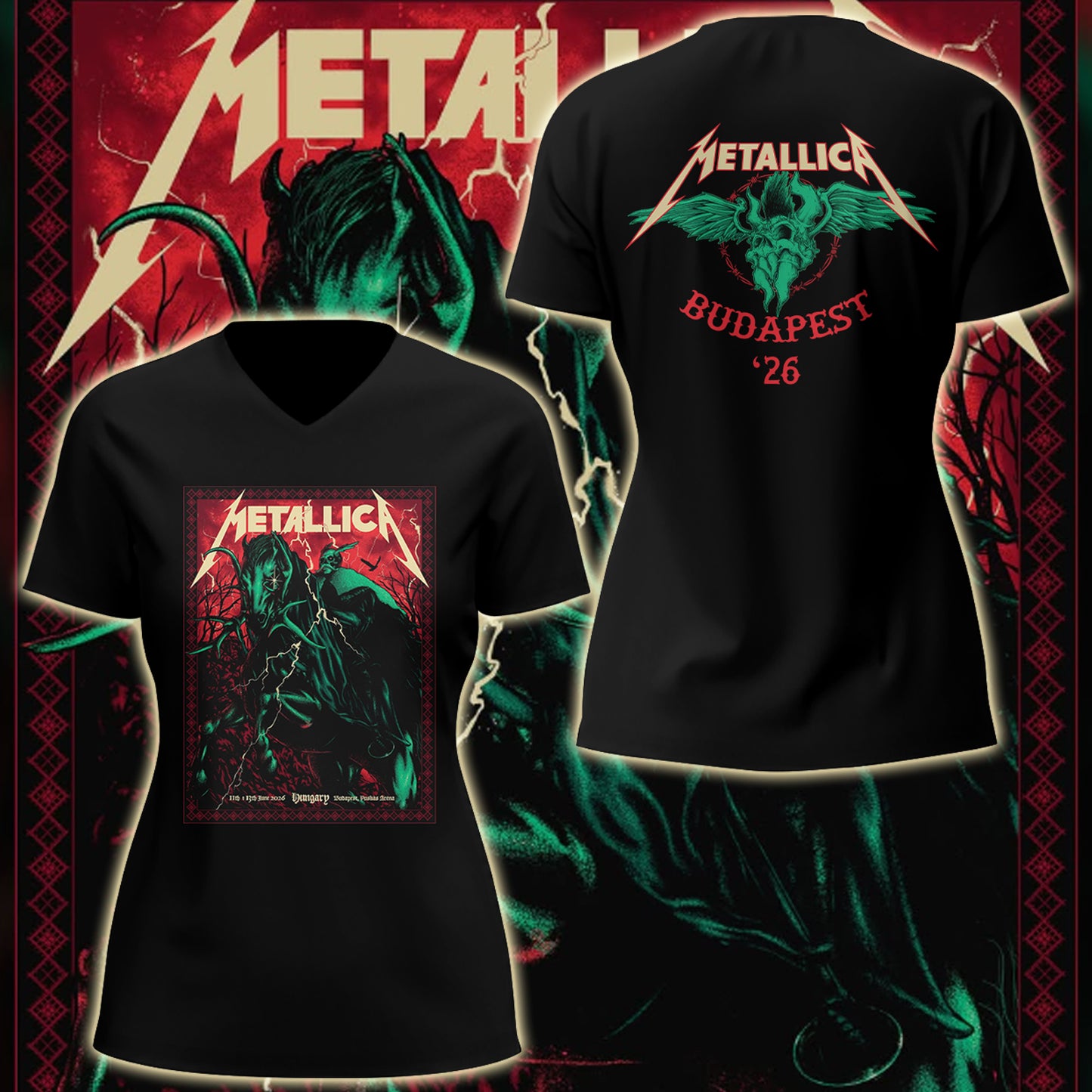 Limited Edition MTLC M72Budapest V-neck TShirt-PA061026023