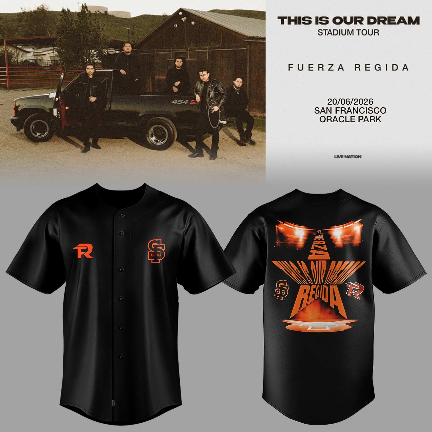 Limited Editon This Is Our Dream Stadium Tour 2026 At Petco Park, San Diego Jersey