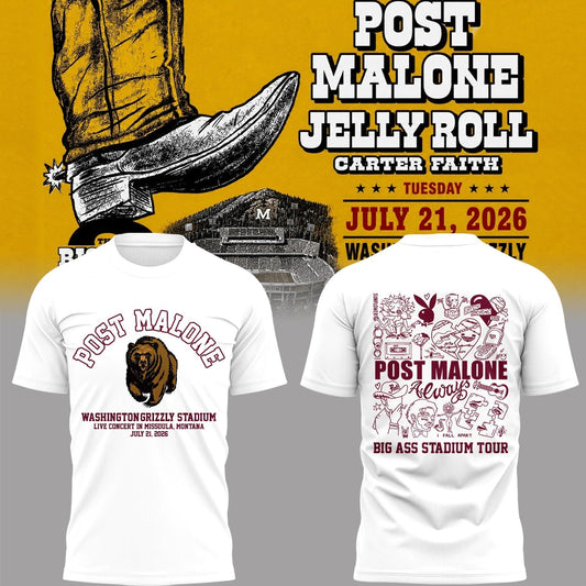 Limited Edition Big Ass Stadium Tour At Washington-Grizzly Stadium Shirt