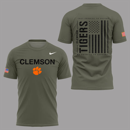 Limited Edition Clemson Military Appreciation T-Shirt-PA112425005