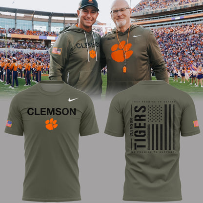 Limited Edition Clemson Military Appreciation T-Shirt-PA112425005
