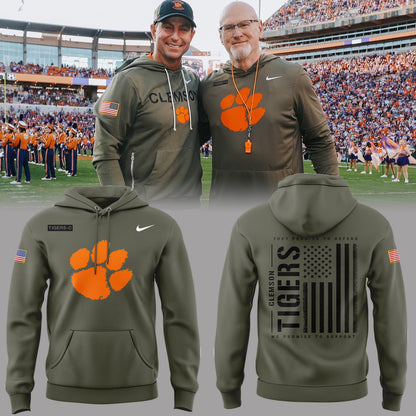 Limited Edition Clemson Military Appreciation Hoodie-PA112425007