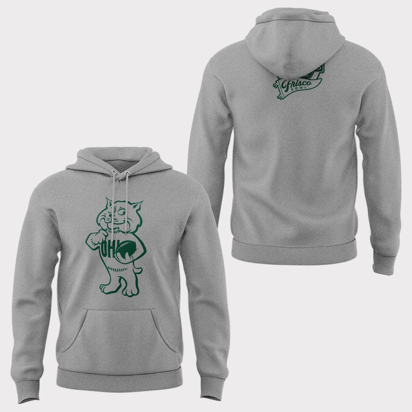 Limited Ohio Bobcats Football x Frisco Bowl 2025 Hoodie-PA122325001