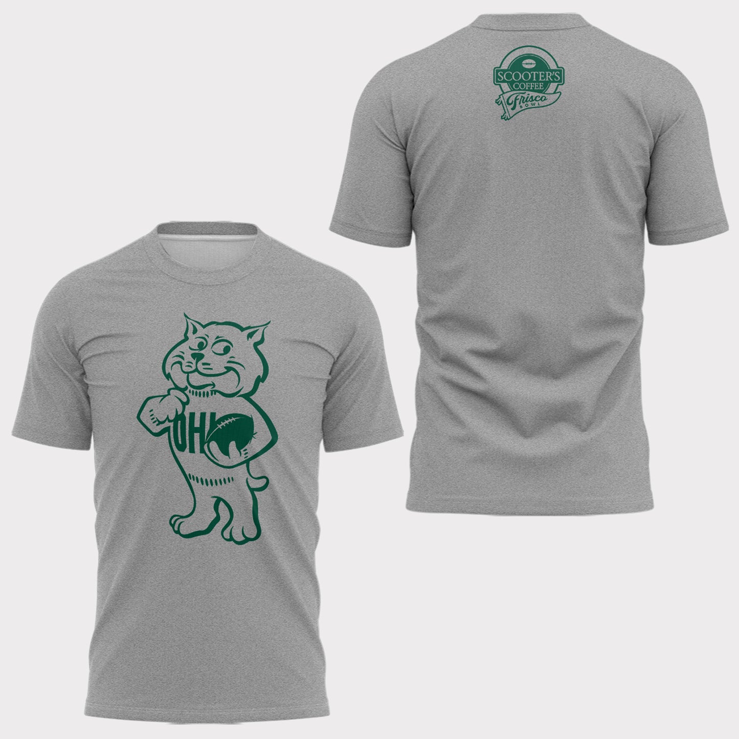 Limited Ohio Bobcats Football x Frisco Bowl 2025 TShirt-PA122325002