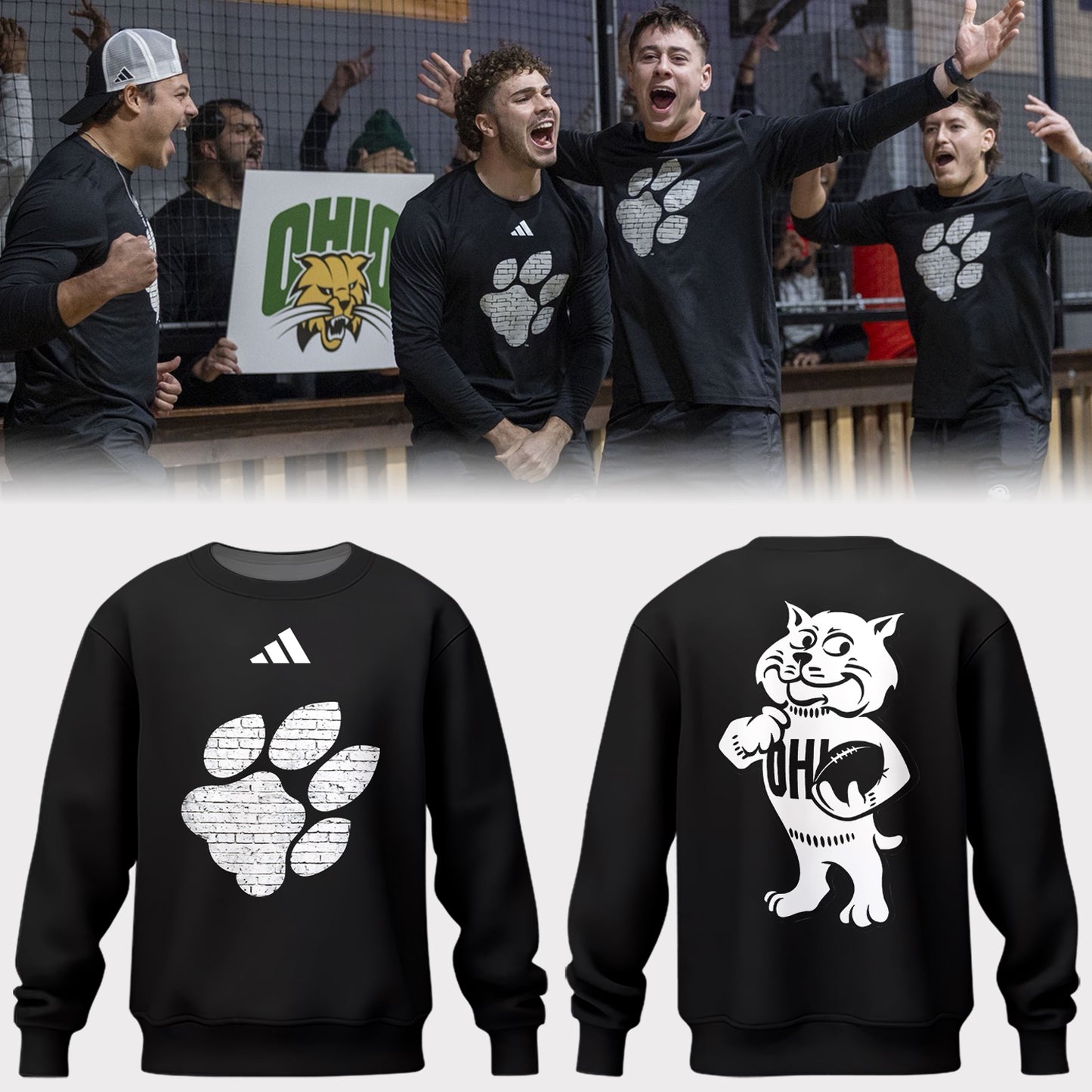 Limited Ohio Bobcats Football x Frisco Bowl 2025 Sweatshirt-PA122325006