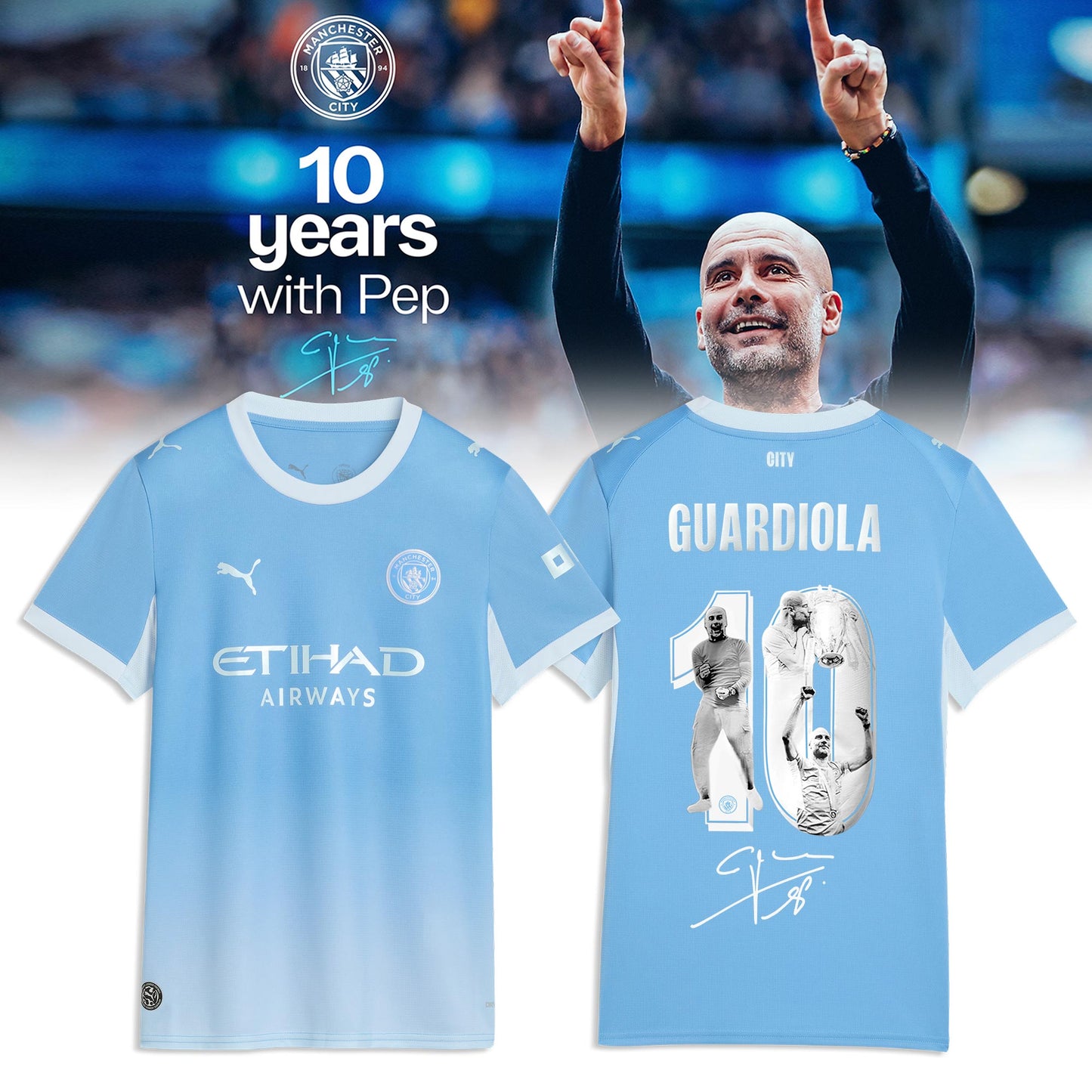 _Man City Thank You Pep Limited Edition Jersey