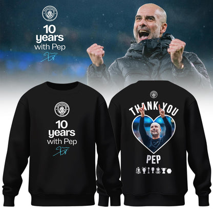 Man City Thank You Pep Limited Edition Sweatshirt