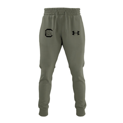 Limited Edition Men’s SC Gamecocks FB Thyme Freedom Fleece Crew Military Hoodie-PU113024123